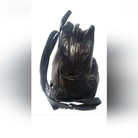 Alexander Wang Dumbo Backpack Black Leather Silver Hardware - Picture 6 of 14